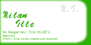 milan ille business card